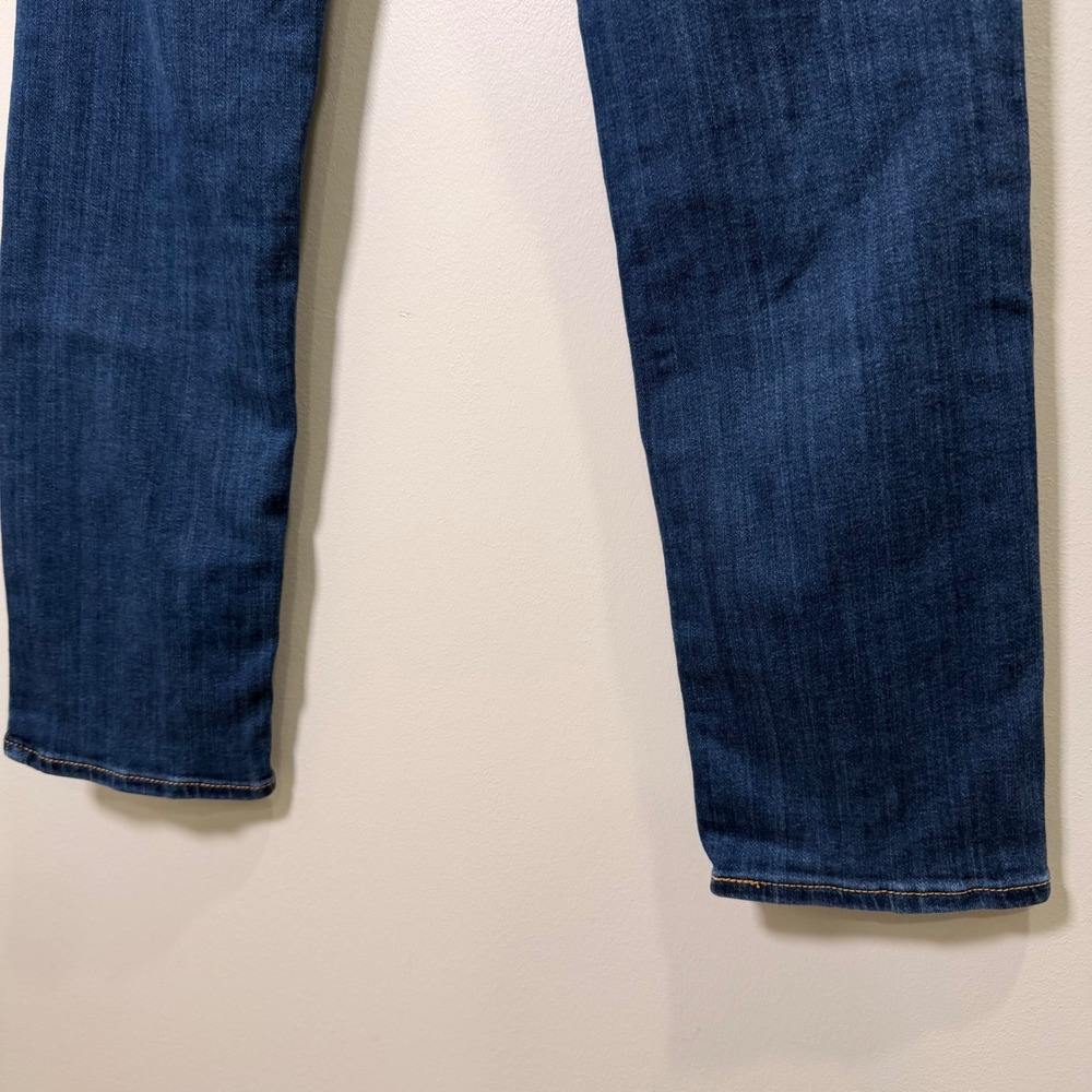 Levi's 724 High Rise Straight Denim Blue Jeans (32x30) Classic Clean Dark Wash - Picture 13 of 15